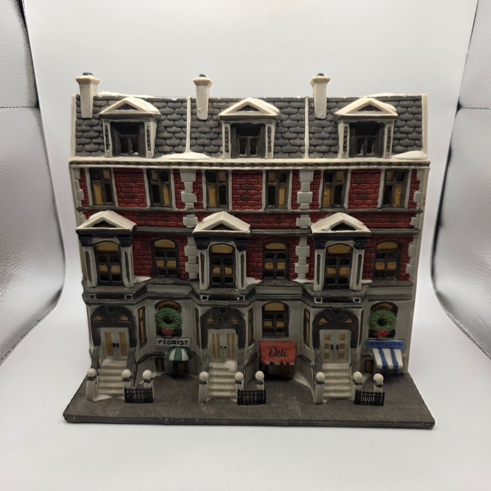 Dept 56 Sutton Place Brownstones Christmas in the City 1987 Retired 5961-7